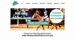 Desktop Screenshot of endeavourpark.com.au